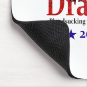 Dracula Election Sign - Funny Halloween und Spaß Mousepad (Ecke)