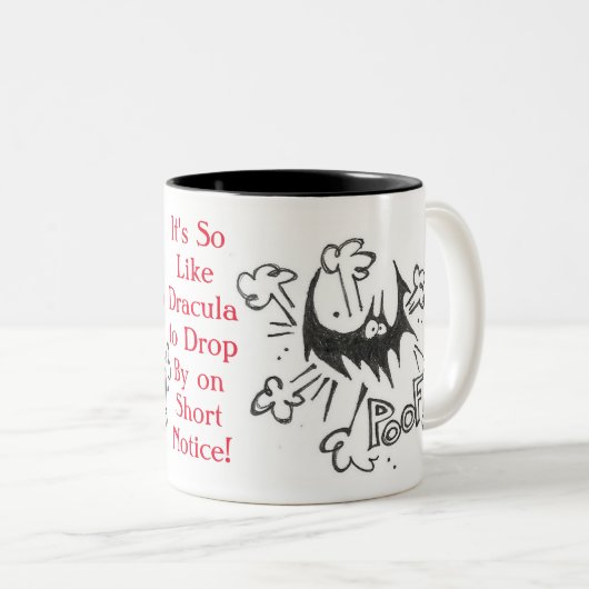 Dracula fällt ein zweifarbige tasse (VorderseiteRechts)