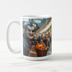 Dracula geht einkaufen kaffeetasse