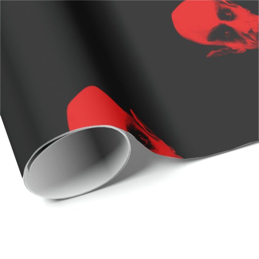 Dracula Geschenkpapier (Rolleneckpunkt)
