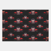 Dracula Gothic Horror Halloween Geschenkpapier Set (Vorderseite 2)