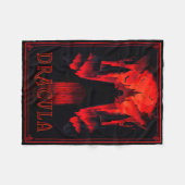 Dracula Gotischer Horror Vampire Art-halloween Vam Fleecedecke (Vorderseite (Horizontal))