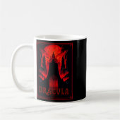 Dracula Gotischer Horror Vampire Art-halloween Vam Kaffeetasse (Links)