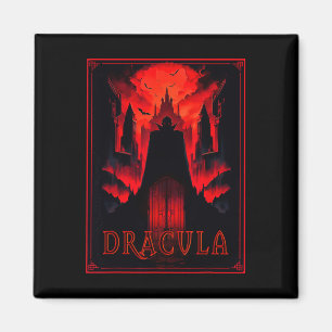 Dracula Gotischer Horror Vampire Art-halloween Vam Magnet