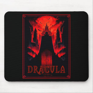 Dracula Gotischer Horror Vampire Art-halloween Vam Mousepad