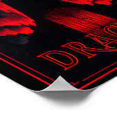 Dracula Gotischer Horror Vampire Art-halloween Vam Poster (Ecke)
