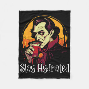 Dracula Halloween Beängstigend Trick oder Treat Sp Fleecedecke