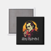 Dracula Halloween Beängstigend Trick oder Treat Sp Magnet (Vorderseite/Rückseite)