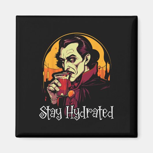Dracula Halloween Beängstigend Trick oder Treat Sp Magnet (Vorne)