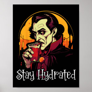 Dracula Halloween Beängstigend Trick oder Treat Sp Poster