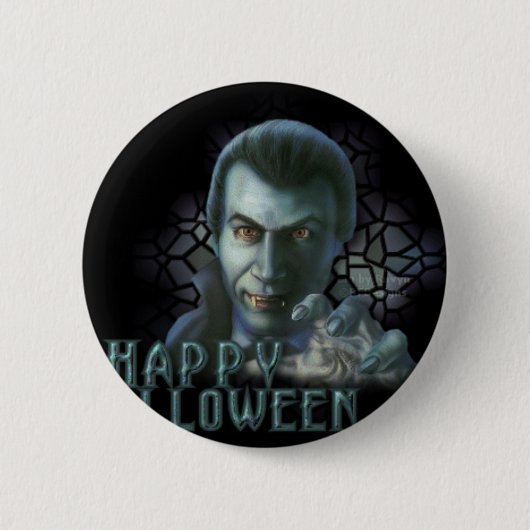 Dracula Halloween Button (Vorderseite)