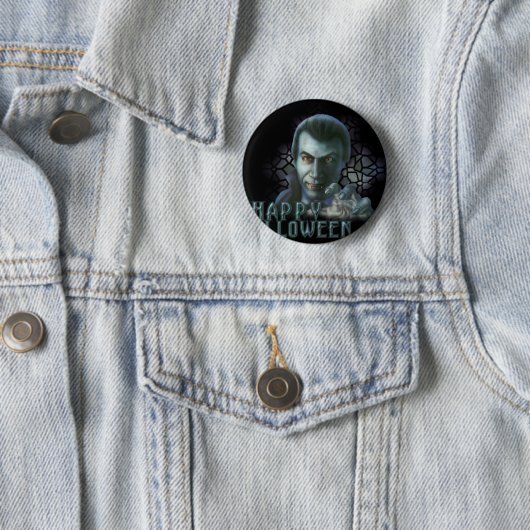 Dracula Halloween Button (Beispiel)
