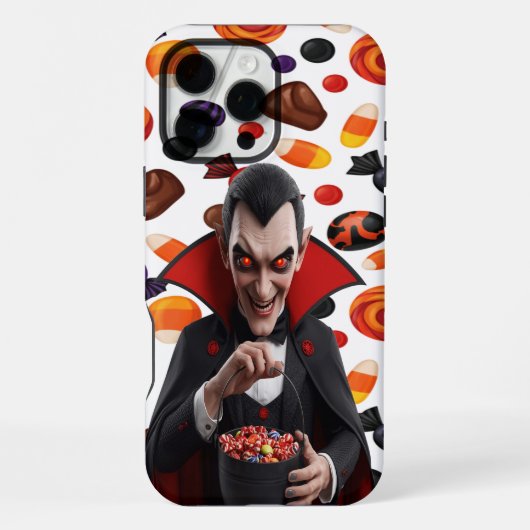 Dracula Halloween Candy iPhone Hülle (Rückseite)