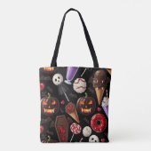 Dracula Halloween Candy Tasche (Rückseite)