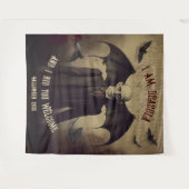 Dracula Halloween Foto Stand Hintergrund Wandteppich (Vorderseite (Horizontal))