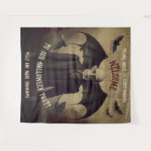 Dracula Halloween Foto Stand Hintergrund Wandteppich (Vorderseite (Horizontal))