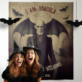 Dracula Halloween Foto Stand Hintergrund Wandteppich