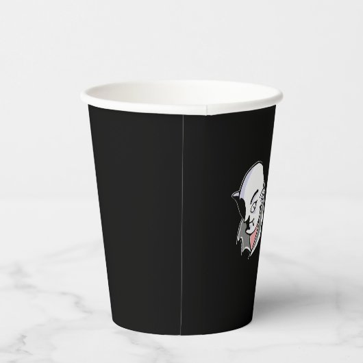 Dracula halloween pappbecher (Rechts)