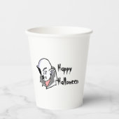 Dracula halloween pappbecher (Vorderseite)