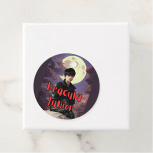 Dracula Junior Favor Tags Geschenkanhänger