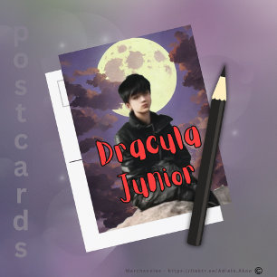 Dracula Junior Holiday Postkarte