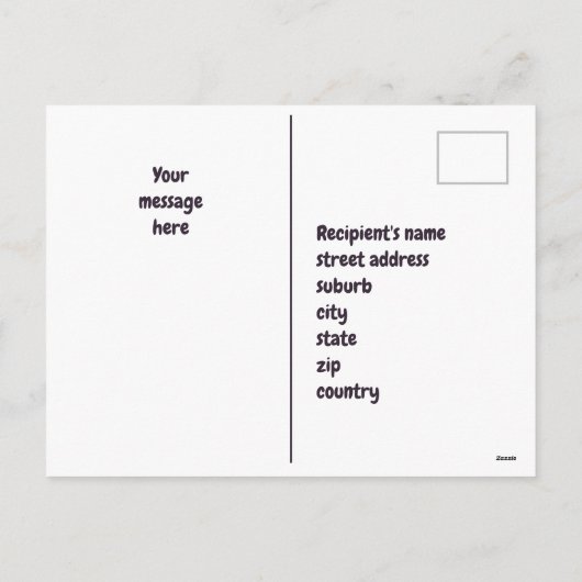 Dracula Junior Holiday Postkarte (Rückseite)