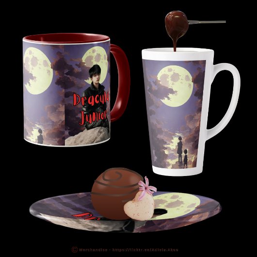 Dracula Junior Large Latte Tasse