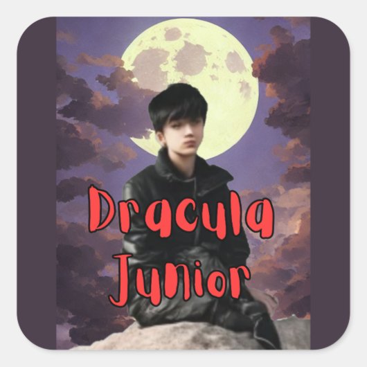 Dracula Junior Sticker (Vorderseite)