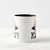 Dracula Kiss Zweifarbige Tasse (Mittel)