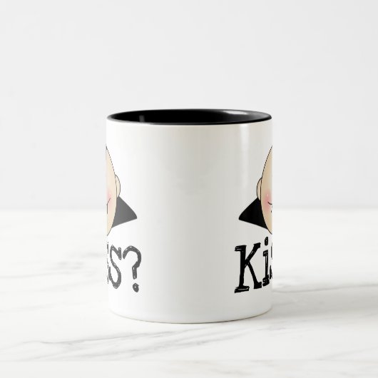 Dracula Kiss Zweifarbige Tasse (Mittel)