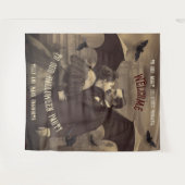 Dracula Kissing Halloween Foto Stand Hintergrund Wandteppich (Vorderseite (Horizontal))