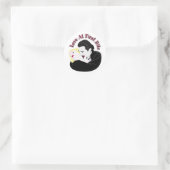 Dracula, Liebe am Anfang Runder Aufkleber (Tasche)