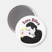 Dracula, Liebe Bites Magnet (Vorderseite/Rückseite)