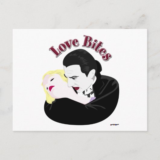 Dracula, Liebe Bites Postkarte (Vorderseite)