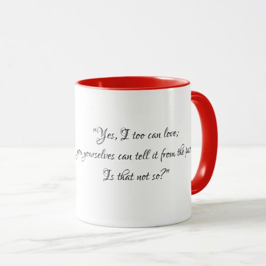 Dracula Liebe Tasse (VorderseiteRechts)