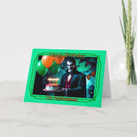Dracula mit Kuchen - Glücklicher Geburtstag zu Hal