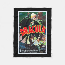 Dracula-Monster-Film-Decke Fleecedecke