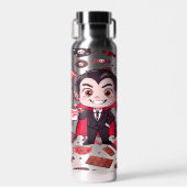 Dracula Niedlich Spooky Trinkflasche (Vorne)