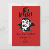 Dracula-Party Einladung (Vorderseite)