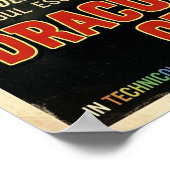 Dracula Poster Gothic Vampire Horror Spooky Art (Ecke)