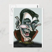 Dracula Postkarte (Vorne/Hinten)