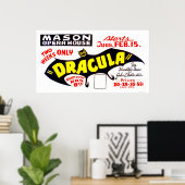 Dracula Präsentation 1938 WPA Poster (Heimbüro)