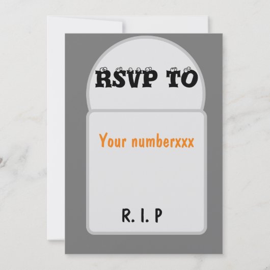 Dracula Prince of Darkness Einladung (Rückseite)