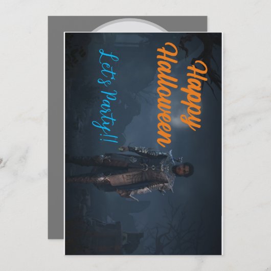 Dracula Prince of Darkness Einladung (Vorne/Hinten)