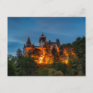 Dracula Schloss Bran in Rumänien Postkarte