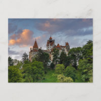 Dracula Schloss Bran in Rumänien Postkarte