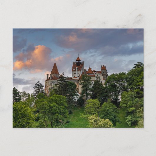 Dracula Schloss Bran in Rumänien Postkarte (Vorderseite)