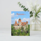 Dracula-Schloss in Siebenbürgen, Rumänien Postkarte (Stehend Vorderseite)