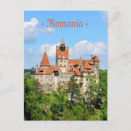 Dracula-Schloss in Siebenbürgen, Rumänien Postkarte (Vorderseite)