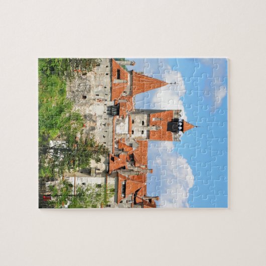 Dracula-Schloss in Siebenbürgen, Rumänien Puzzle (Horizontal)